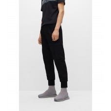 Hugo Boss Slim-fit cargo trousers in super-flex fabric 50474553-001 Black