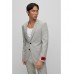 Hugo Boss Extra-slim-fit suit in melange performance-stretch fabric 50474630-080 Light Grey