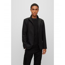 Hugo Boss Extra-slim-fit jacket in performance-stretch fabric 50475040-001 Black