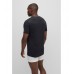 Hugo Boss Cotton-blend slim-fit underwear T-shirt with printed logo 50475415-001 Black