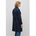 Hugo Boss Double-breasted trench coat in water-repellent fabric 50475474-405 Dark Blue