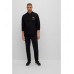 Hugo Boss BOSS x AJBXNG Organic-cotton relaxed-fit sweatshirt 50476427-001 Black