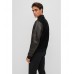 Hugo Boss Bomber jacket in suede and leather 50476544-001 Black