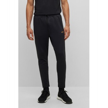 Hugo Boss Active-stretch tracksuit bottoms with glow effects 50476935-001 Black