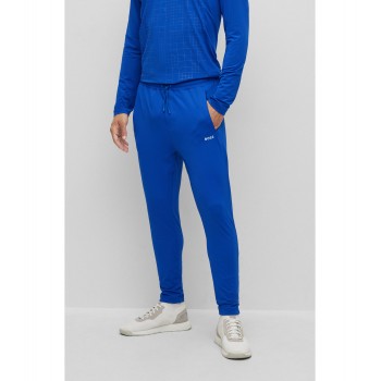 Hugo Boss Active-stretch tracksuit bottoms with glow effects 50476935-424 Blue
