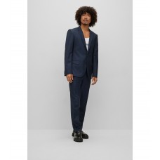Hugo Boss Slim-fit suit in a performance-stretch wool blend 50477168-404 Dark Blue