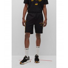Hugo Boss BOSS & NBA cotton-blend shorts 50477426-002 NBA Lakers