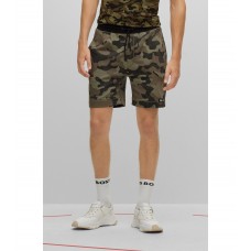 Hugo Boss BOSS & NBA cotton-terry shorts with camouflage pattern 50477471-344 NBA Generic