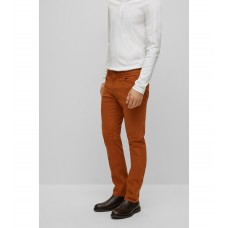 Hugo Boss Slim-fit jeans in brushed stretch denim 50477785-225 Brown