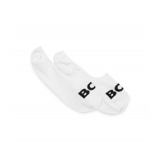 Hugo Boss Two-pack of invisible socks in a cotton blend hbeu50477866-100 White