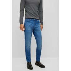Hugo Boss Slim-fit jeans in blue Italian denim with organic cotton 50478004-429 Blue