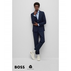 Hugo Boss Slim-fit suit in a performance-stretch wool blend 50478100-404 Dark Blue