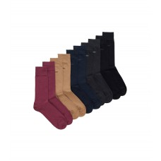 Hugo Boss Five-pack of regular-length socks in a cotton blend hbeu50478221-960 Patterned