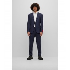 Hugo Boss Slim-fit suit in a super-flex wool blend 50479737-429 Blue