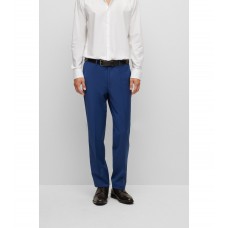 Hugo Boss Formal trousers in a wool blend 50479999-463 Light Blue