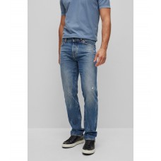 Hugo Boss Regular-fit jeans in blue rigid denim 50480106-426 Blue