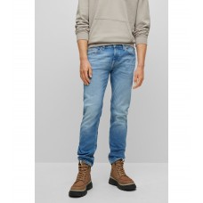 Hugo Boss Slim-fit jeans in blue comfort-stretch denim 50480185-440 Light Blue