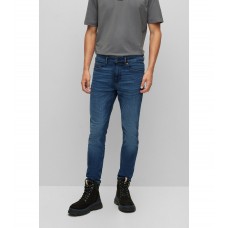 Hugo Boss Slim-fit jeans in blue-black comfort-stretch denim 50480194-421 Blue