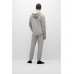 Hugo Boss Cotton-blend pyjama tracksuit with logo details 50480697-033 Grey