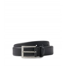 Hugo Boss Nappa-leather belt with branded buckle 50481068-002 Black
