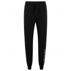 Hugo Boss Stretch-cotton pyjama bottoms with logo print 50481199-003 Black