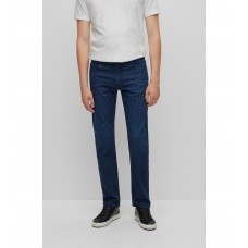 Hugo Boss Regular-fit jeans in super-soft blue Italian denim 50481294-419 Dark Blue
