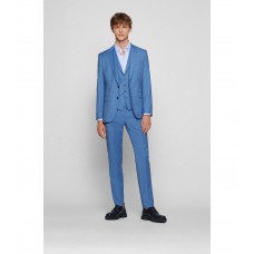 Hugo Boss Three-piece slim-fit suit in virgin wool 50481690-424 Blue