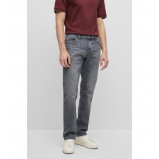 Hugo Boss Regular-fit jeans in grey Italian soft-touch denim 50481827-030 Grey