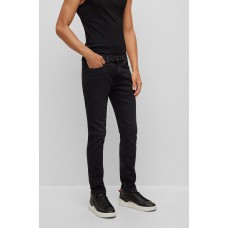 Hugo Boss Extra-slim-fit jeans in black comfort-stretch denim 50481995-008 Black