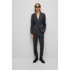 Hugo Boss Three-piece slim-fit suit in virgin wool 50482254-002 Black