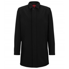 Hugo Boss Slim-fit car coat with water-repellent finish 50482730-001 Black