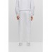 Hugo Boss Cotton-terry tracksuit bottoms with handwritten logo embroidery 50482921-100 White