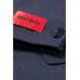 Hugo Boss Extra-slim-fit three-piece suit in patterned cloth 50483115-405 Dark Blue