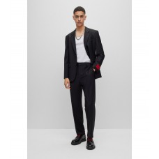 Hugo Boss Modern-fit suit in a performance virgin-wool blend 50483181-001 Black