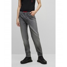 Hugo Boss Tapered-fit jeans in grey comfort-stretch denim 50483875-044 Grey