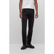 Hugo Boss Slim-fit jeans in black-black supreme-movement denim 50483898-015 Dark Grey