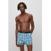 Hugo Boss BOSS x PHIPPS cotton-poplin pyjama shorts made from reused leftover materials 50484608-440 Turquoise