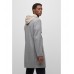Hugo Boss Relaxed-fit coat with adjustable contrast hood 50484802-021 Dark Grey