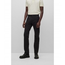 Hugo Boss Regular-fit jeans in melange stretch denim 50484936-001 Black