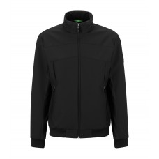 Hugo Boss Zip-up jacket in water-repellent fabric 50484949-001 Black