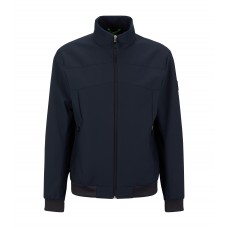 Hugo Boss Zip-up jacket in water-repellent fabric 50484949-402 Dark Blue