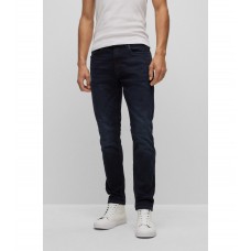 Hugo Boss Extra-slim-fit jeans in blue-black stretch denim 50485019-410 Dark Blue