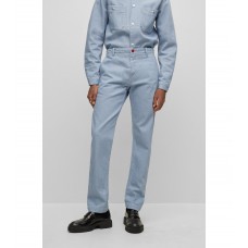 Hugo Boss HUGO | REPLAY boyfriend-fit jeans in light-blue stretch denim 50485630-010 Light Blue