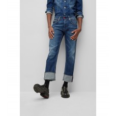 Hugo Boss HUGO | REPLAY straight-fit jeans in dark-blue stretch denim 50485653-007 Dark Blue