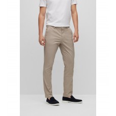 Hugo Boss Slim-fit chinos in a stretch-cotton blend 50485788-294 Light Beige