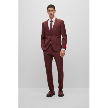 Hugo Boss Extra-slim-fit suit in performance stretch 50485856-204 Dark Brown