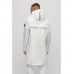 Hugo Boss BOSS x Matteo Berrettini parka jacket with detachable hood and logo badge 50487173-100 White