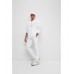 Hugo Boss BOSS x Matteo Berrettini zip-up knitted jacket in cotton with stripe details 50487457-100 White