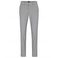 Hugo Boss Slim-fit chinos in a cotton blend 50487756-029 Light Grey
