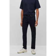Hugo Boss Slim-fit jeans in blue supreme-movement denim 50488334-409 Dark Blue